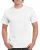 Gildan 5000 kereknyakú póló fehér színben