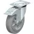 Blickle L-ALEV 161K-FI-SG szürke nyommentes kerék, átmérő: 160 mm