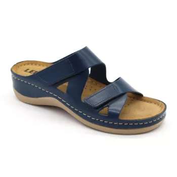 Leon 906 női munkavédelmi papucs kék színben