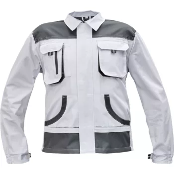   Fridrich & Fridrich Carl BE-01-002 munkavédelmi dzseki fehér/szürke