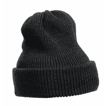 Cerva Austral kötött vastag téli sapka fekete színben