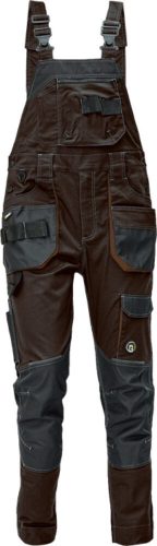 Cerva Dayboro munkavédelmi kantáros nadrág sötétbarna színben