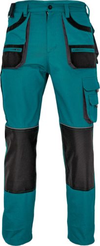 Fridrich & Fridrich BE-01-003 derekas munkavédelmi nadrág zöld/fekete színben