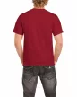 Gildan 5000 kereknyakú póló cardinal red színben