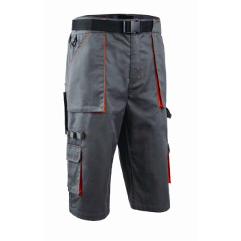   Coverguard Paddock II munkavédelmi 3/4 hosszú szárú bermuda szürke színben