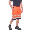 Portwest E043 Hi-Vis rövidnadrág narancs/navy színben