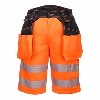   Portwest PW343 PW3 Hi-Vis Holster rövidnadrág narancs/fekete színben