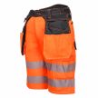 Portwest PW343 PW3 Hi-Vis Holster rövidnadrág narancs/fekete színben