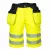 Portwest PW343 PW3 Hi-Vis Holster rövidnadrág sárga/fekete színben