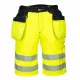 Portwest PW343 PW3 Hi-Vis Holster rövidnadrág sárga/fekete színben