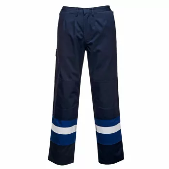   Portwest FR56 Bizflame Plus kéttónusú nadrág navy/királykék színben