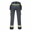 Portwest DX440 DX4 nadrág lezippzározható lengőzsebbel szürke színben