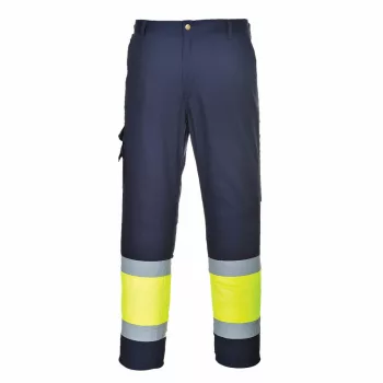   Portwest E049 Jól láthatósági kéttónusú nadrág sárga színben