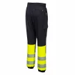 Portwest KX341 KX3 Hi-Vis Flexi nadrág fekete/sárga színben
