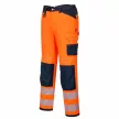 Portwest PW340 PW3 Hi-Vis nadrág narancs/navy színben
