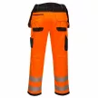 Portwest T501 PW3 Hi-Vis Holster nadrág narancs/fekete színben