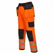 Portwest T501 PW3 Hi-Vis Holster nadrág narancs/fekete színben