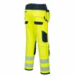 Portwest T501 PW3 Hi-Vis Holster nadrág sárga/navy színben