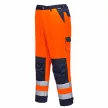 Portwest TX51 Lyon Hi-Vis nadrág nrancs/navy színben