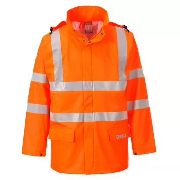   Portwest FR41 Sealtex Flame Hi-Vis esőkabát narancs színben