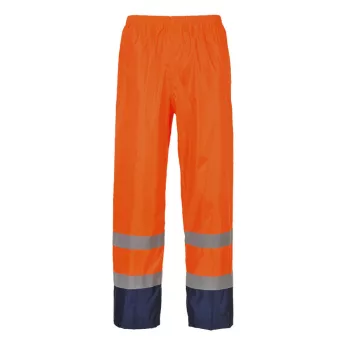   Portwest H444 Hi-Vis Classic Contrast esőnadrág narancs/navy színben