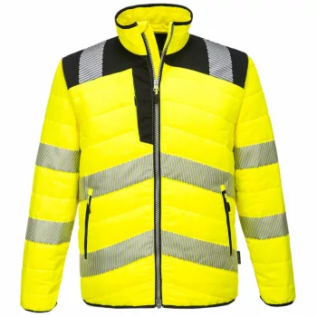   Portwest PW371 PW3 Hi-Vis Baffle kabát sárga/fekete színben