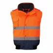 Portwest C465 Hi-Vis Kontraszt Bomber dzseki narancs/navy színben
