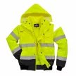Portwest C465 Hi-Vis Kontraszt Bomber dzseki sárga/fekete színben