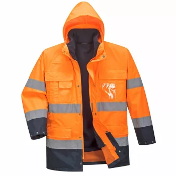   Portwest S162 Hi-Vis Lite 3 az 1-ben kabát narancs/navy színben