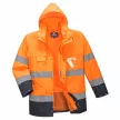 Portwest S162 Hi-Vis Lite 3 az 1-ben kabát narancs/navy színben