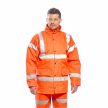 Portwest RT60 Hi-Vis lélegző kabát narancs színben