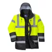 Portwest S466 Hi-Vis Contrast Traffic kabát sárga/fekete színben