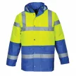 Portwest S466 Hi-Vis Contrast Traffic kabát sárga/royal színben