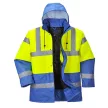 Portwest S466 Hi-Vis Contrast Traffic kabát sárga/royal színben