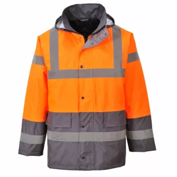   Portwest S467 Hi-Vis Kéttónusú Traffic kabát narancs/szürke színben
