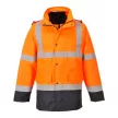Portwest S471 Hi-Vis 4 az 1-ben Contrast Traffic kabát narancs/navy színben