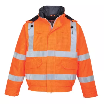   Portwest S773 Bizflame Rain Hi-Vis bomber kabát narancs színben
