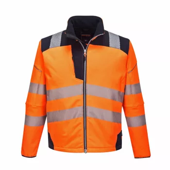   Portwest T402 PW3 Hi-Vis Softshell kabát narancs/navy színben