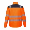Portwest T402 PW3 Hi-Vis Softshell kabát narancs/navy színben