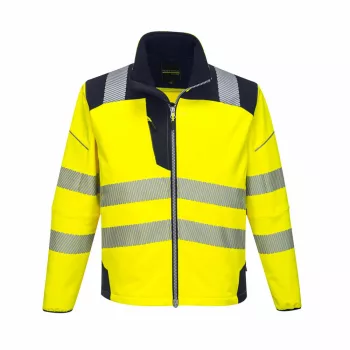   Portwest T402 PW3 Hi-Vis Softshell kabát sárga/navy színben