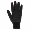Portwest A150 Classic Grip latex kesztyű fekete színben