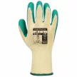 Portwest A100 Latex mártott kesztyű zöld színben