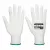 Portwest A121 PU ujjvégmártott kesztyű fehér színben