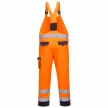 Portwest TX52 Dijon Hi-Vis kantáros nadrág narancs/navy színben