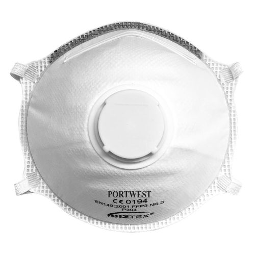 Portwest P304 FFP3 szelepes Dolomite Light Cup légzésvédő maszk
