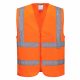 Portwest C375 Hi-Vis zippzáras mellény narancs színben