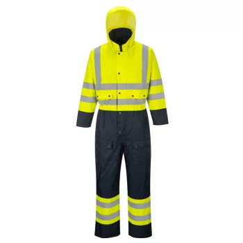   Portwest S485 Hi-Vis Contrast bélelt overál sárga/navy színben