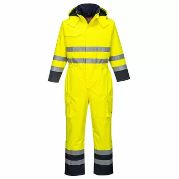   Portwest S775 Bizflame Rain Hi-Vis Multi overál sárga/navy színben