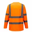 Portwest S178 Hi-Vis hosszú ujjú póló narancs színben