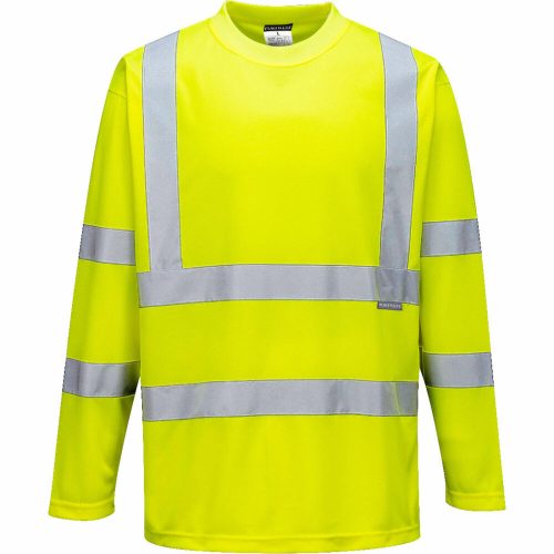 Portwest S178 Hi-Vis hosszú ujjú póló sárga színben